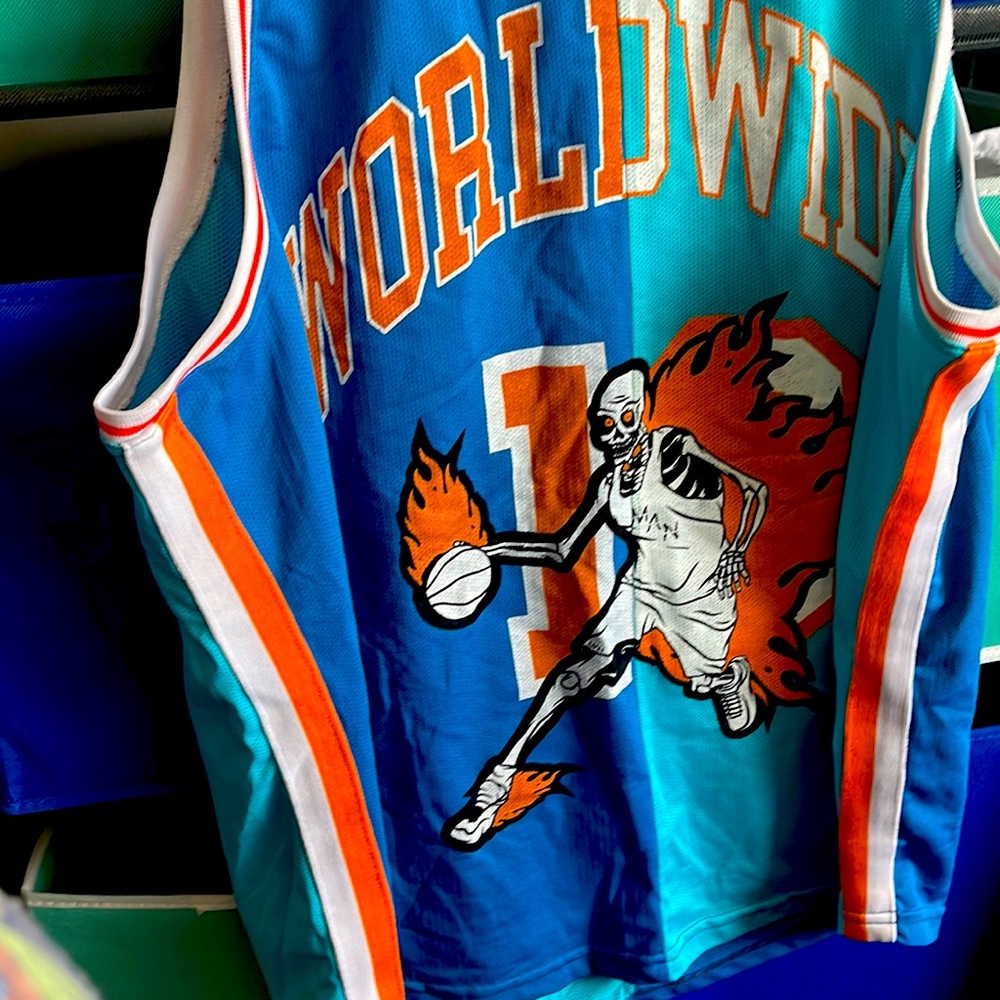 Mens, mesh jersey.